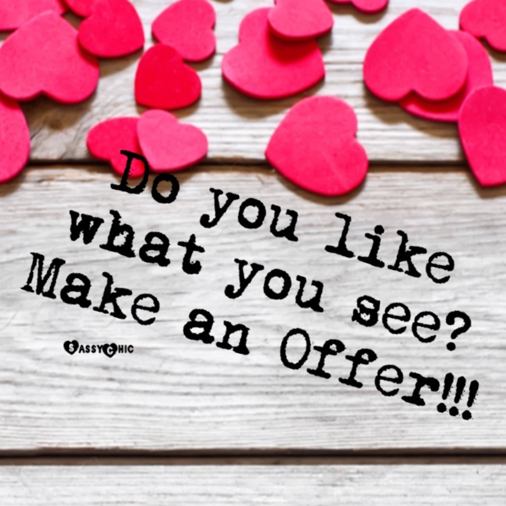 Do you really like an item? Make an offer!!!